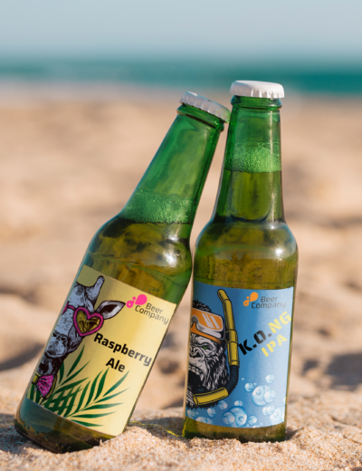 Beer bottle label